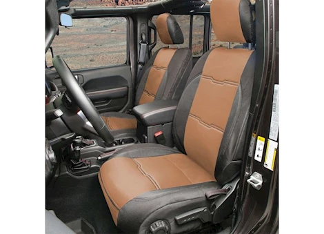 Smittybilt neoprene seat cover set front/rear - tan gen 2 Main Image