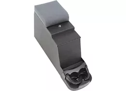 Smittybilt 76-95 cj & wrangler (yj) security stereo floor console - denim gray