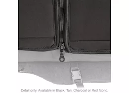 Smittybilt 08-12 wrangler jk 4 dr neoprene front and rear seat cover set; black/black