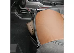 Smittybilt 18-c wrangler jl 2dr gen2 neoprene front/rear seat cover; tan/black