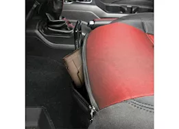 Smittybilt 18-c wrangler jl 2dr gen2 neoprene front/rear seat cover; red/black