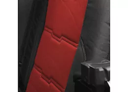Smittybilt 18-c wrangler jl 2dr gen2 neoprene front/rear seat cover; red/black