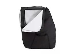 Smittybilt 07-18 wrangler (jk/jl) storage bag - hard doors - pair - black