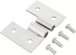 Smittybilt 76-06 cj & wrangler (yj/tj/lj) lower door hinge brackets - stainless steel