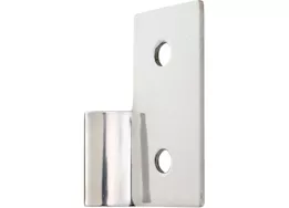 Smittybilt 76-06 cj & wrangler (yj/tj/lj) lower door hinge brackets - stainless steel
