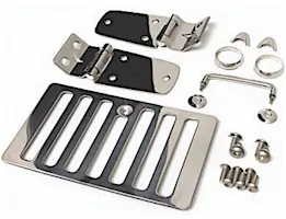 Smittybilt 98-06 wrangler (tj/lj) complete hood kit - stainless steel