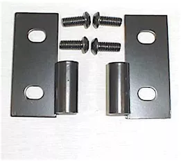 Smittybilt 76-06 cj & wrangler (yj/tj/lj) lower door hinge brackets - black