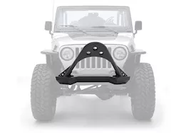 Smittybilt 87-06 jeep wrangler, rubicon and unlimited src front stinger bumper w/d-ring mounts; black textured