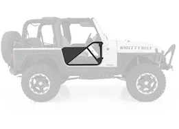 Smittybilt 97-06 wrangler tj/lj 2 door src tubular doors - front - black textured