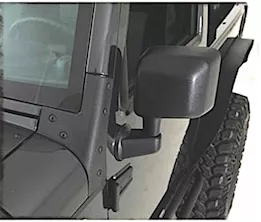 Smittybilt 07-18 wrangler (jk) windshield brackets - black