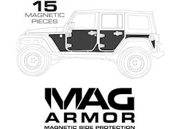 Smittybilt 07-18 wrangler (jk) - 4 door mag-armor (magnetic trail skins)