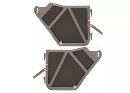 Smittybilt 18-c wrangler jl 4dr gen3 rear tube door skins; sold as pair
