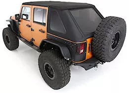Smittybilt 07-18 jeep wrangler jk 4 dr protek bowless combo top kit w/tinted windows
