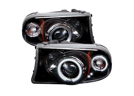Spyder Automotive 97-04 dakota/98-03 durango 1pc projector headlights-ccfl halo-led ( replaceable Main Image