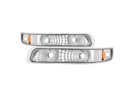 Spyder Automotive 99-02 silverado/00-06 suburban/tahoe amber bumper lights-euro Main Image