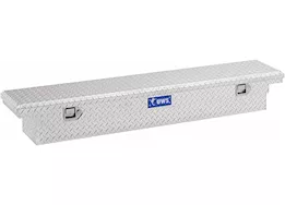UWS Low Profile Slim Line Single Lid Aluminum Crossover Tool Box - 70"L x 13"W x 10.25"H
