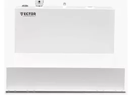 Vector tank pro 68 gal l-style, white, single