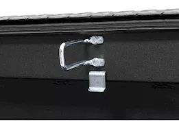 Weatherguard Saddle box, aluminum, full low profile, textured matte black, 11.0 cu ft