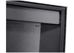 Weatherguard Saddle box, aluminum, full low profile, gunmetal gray, 11.0 cu ft