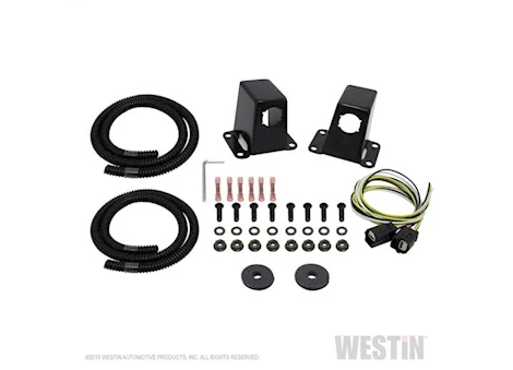 Westin Automotive 14-20 chevrolet/gmc truck/suv sensor relocator front black Main Image
