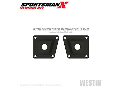 Westin Automotive 09-c ram 1500 sportsman x sensor kit grill textured black Main Image