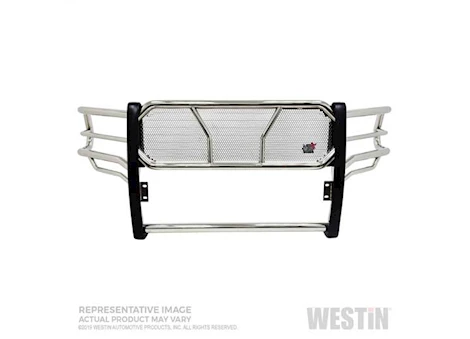 Westin Automotive 19-c ram 2500/3500(new body style)hdx grille guard stainless steel does not work with tow hooks Main Image