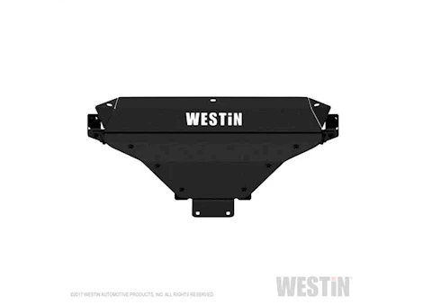 Westin Automotive 15-20 f150 excl ecoboost textured black outlaw bumper skid plate Main Image