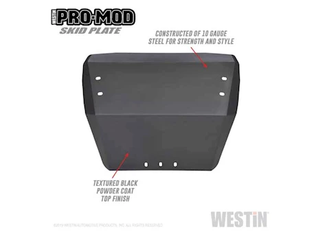 Westin Automotive 19-C RANGER OUTLAW/PRO-MOD SKID PLATE TEXTURED BLACK