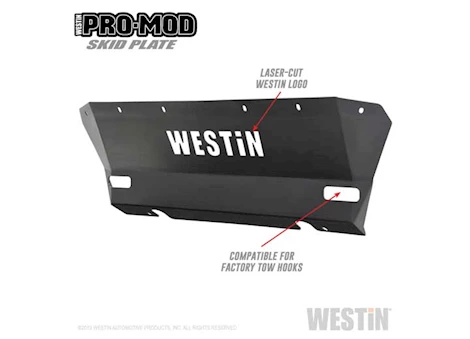 Westin Automotive 15-20 colorado pro-mod skid plate textured black Main Image