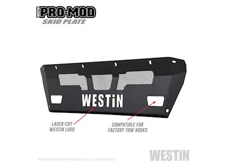 Westin Automotive 15-19 silverado 2500/3500 textured black pro-mod skid plate Main Image