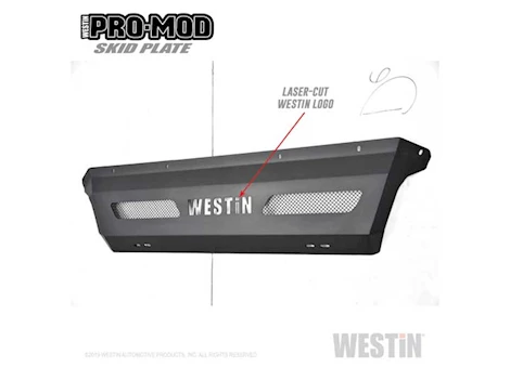 Westin Automotive 11-16 F250/F350/F450/F550 SUPER DUTY PRO-MOD SKID PLATE TEXTURED BLACK