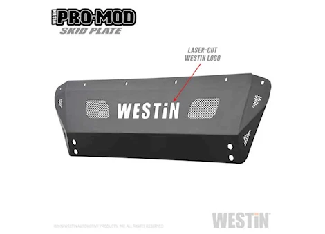 Westin Automotive 14-21 TUNDRA PRO-MOD SKID PLATE TEXTURED BLACK