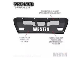 Westin Automotive 15-19 silverado 2500/3500 textured black pro-mod skid plate