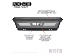 Westin Automotive 11-16 f250/f350/f450/f550 super duty pro-mod skid plate textured black
