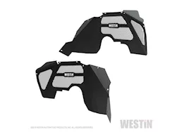 Westin Automotive 07-18 wrangler(excl 2018 jl)textured black inner fenders - front
