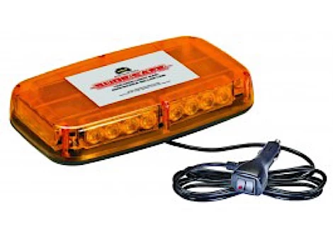 Wolo Manufacturing Corp. SURE SAFE WARNING LIGHT GEN 3 LED LOW PROFILE PERMANENT MOUNT