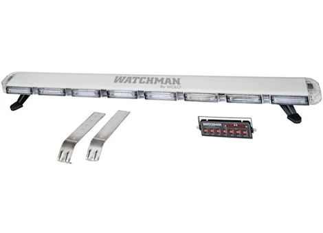 Wolo Manufacturing Corp. WATCHMAN-BLUE/RED LOW PROFILE LED PERMANENT MOUNT 48IN